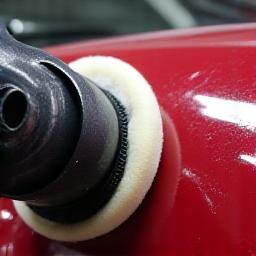 ポリッシャーでの研磨作業